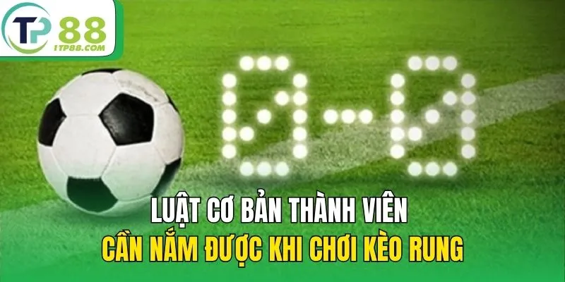 Luật cơ bản thành viên cần nắm được khi chơi kèo rung