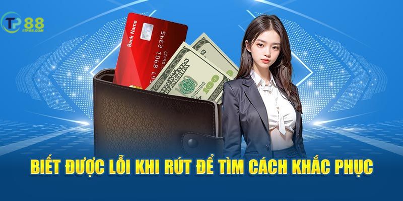 Các lỗi thường gặp trong quá trình rút tiền TP88 và cách giải quyết